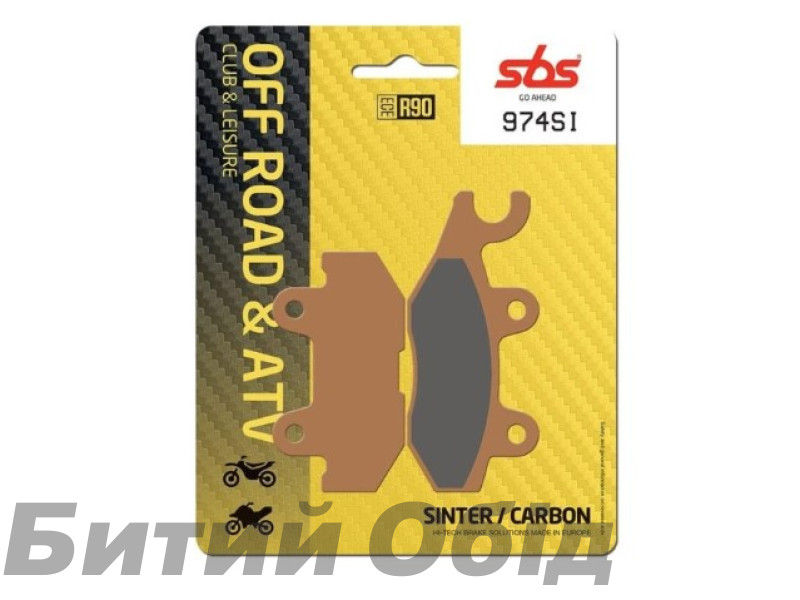 Тормозные колодки SBS Sport Brake Pads, Sinter/Carbon 974SI